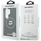 Θήκη TPU Karl Lagerfeld Samsung Galaxy S26 Ultra Magnetic IML Choupette on KL Repeated Logo Μαύρο