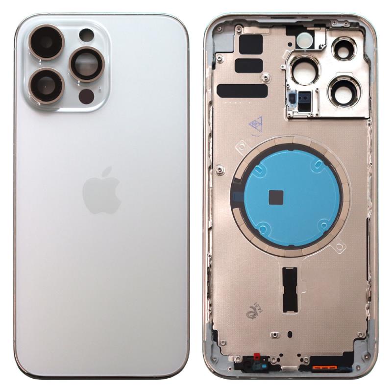 Καπάκι Μπαταρίας Apple iPhone 14 Pro Max Ασημί (OEM)