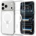 Θήκη TPU & PC Spigen Apple iPhone 18 Pro Max/ 17 Pro Max MagSafe Ultra Hybrid Διάφανο-Λευκό