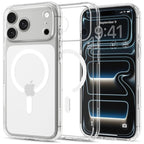 Θήκη TPU & PC Spigen Apple iPhone 18 Pro Max/ 17 Pro Max MagSafe Ultra Hybrid Διάφανο-Λευκό