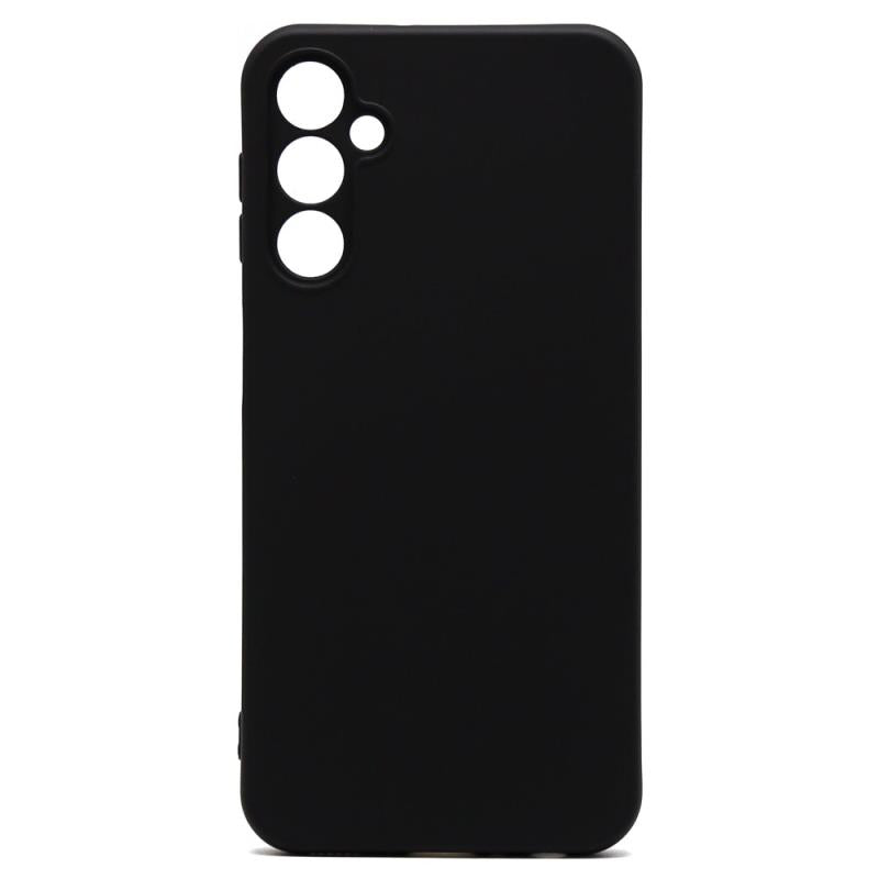Θήκη Liquid Silicon inos Samsung A245 Galaxy A24 4G L-Cover Μαύρο