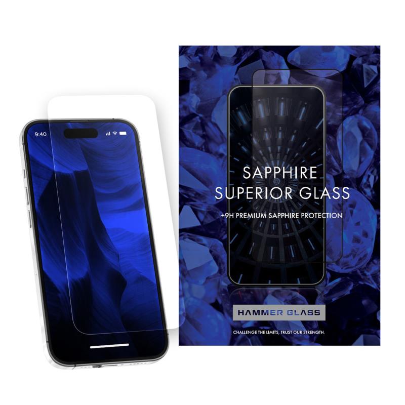 Tempered Glass Hammer Glass Apple iPhone 16 Pro Max Sapphire με Application Tool (1 τεμ.)