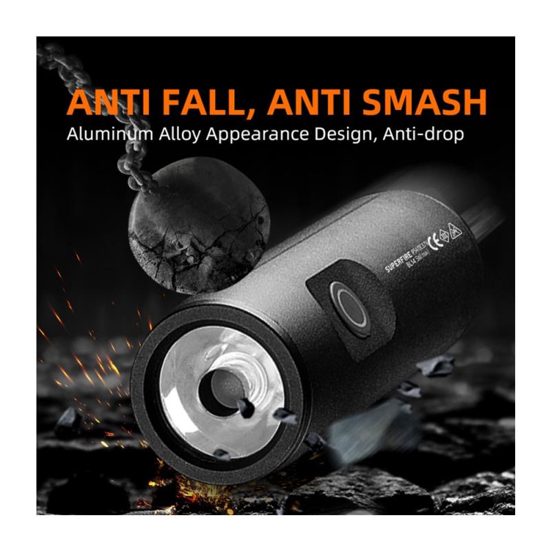 Επαναφορτιζόμενος Φακός Ποδηλάτου Superfire BL14 2000mAh 400lm