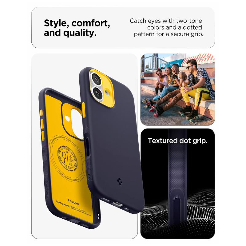 Θήκη TPU/ Σιλικόνης Spigen Caseology Nano Pop Magsafe Apple iPhone 17 Σκούρο Μπλε