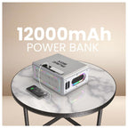 Φορητό Ηχείο Bluetooth HiFuture Music Box Karaoke BT 5.0 12000mAh 100W Ασημί