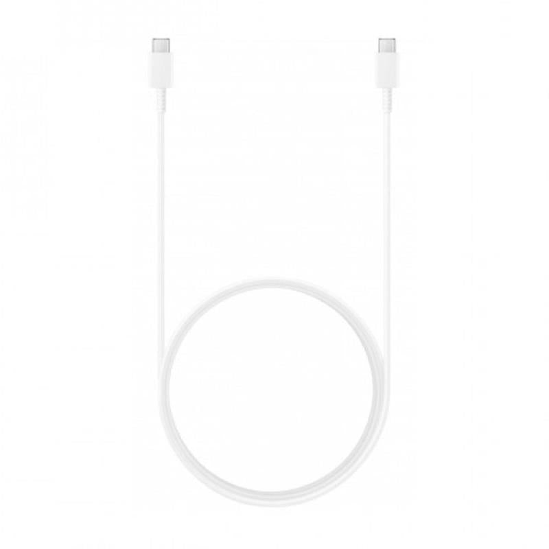 Καλώδιο Σύνδεσης USB 2.0 Samsung EP-DX510JWEG USB C σε USB C 5A 1.8m Λευκό