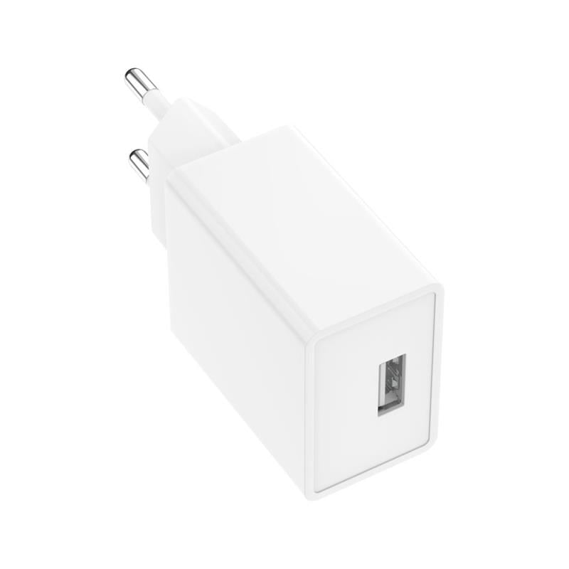 Φορτιστής Ταξιδίου inos με Έξοδο USB A 12W Λευκό