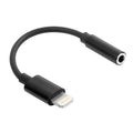 Αντάπτορας Maxlife MXJL-02 3.5mm Θηλυκό σε Lightning Αρσενικό Μαύρο