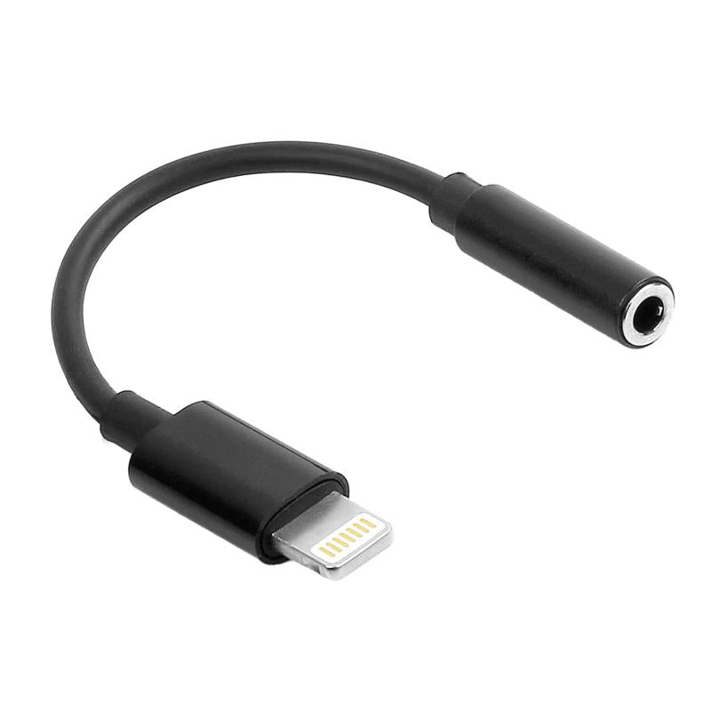 Αντάπτορας Maxlife MXJL-02 3.5mm Θηλυκό σε Lightning Αρσενικό Μαύρο