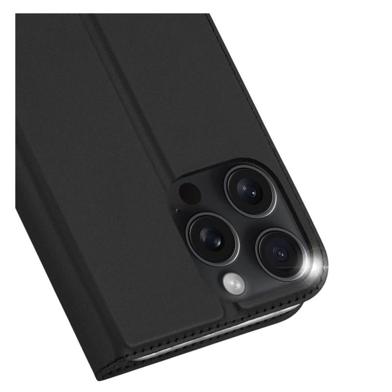 Θήκη Flip Dux Ducis Apple iPhone 16 Pro Max Skin Pro Μαύρο