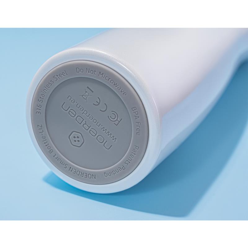 Smart Μπουκάλι-Θερμός UV Noerden LIZ Ανοξείδωτο 350ml Μπλε
