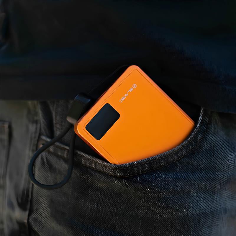 Φορτιστής Ανάγκης Blavec BJ-03 22.5W 10000mAh 3 σε 1 Magnetic Πορτοκαλί