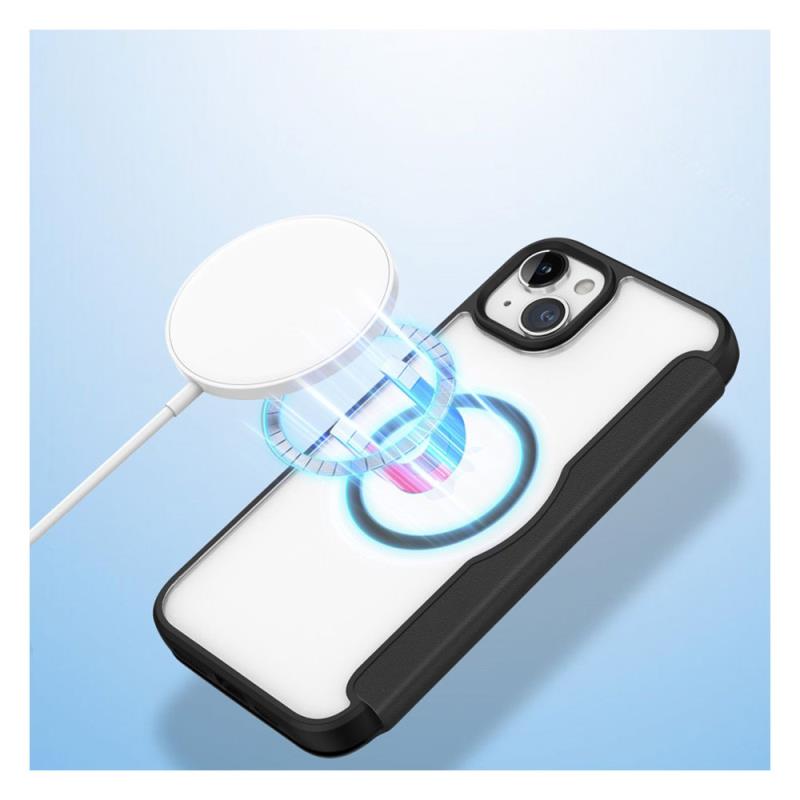 Θήκη Flip Dux Ducis Apple iPhone 15 Plus Wallet Skin X Pro Μαύρο