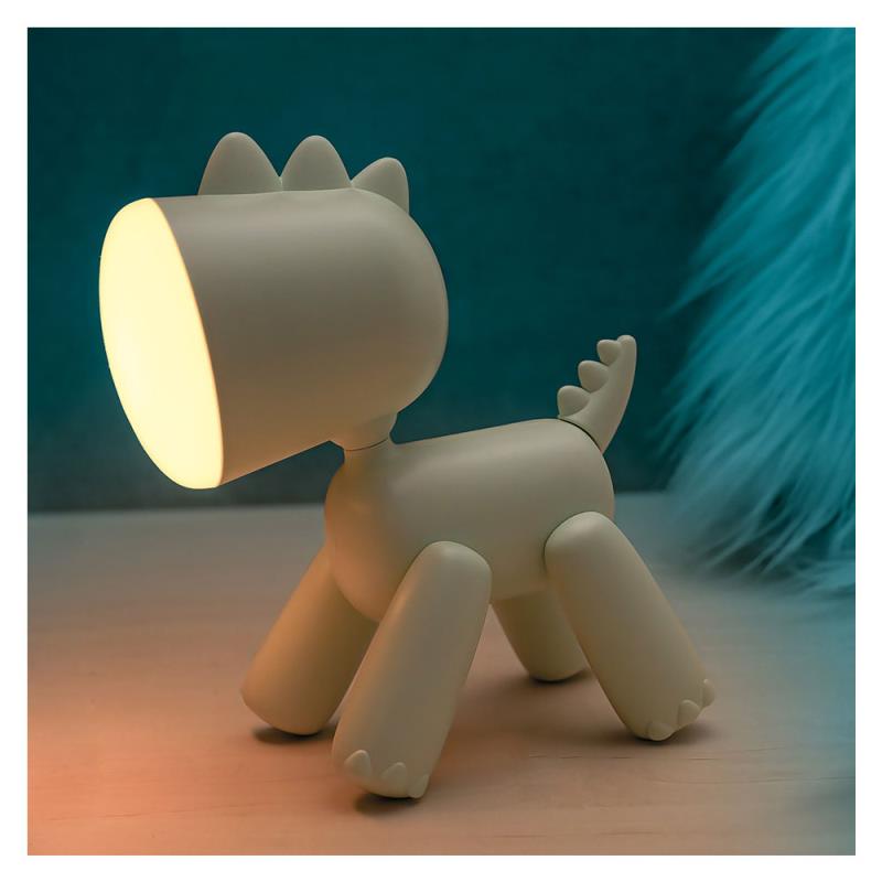 Επαναφορτιζόμενο Φωτιστικό LED Forever Light FNL-08 DINOSAUR ABS Ανοιχτό Πράσινο