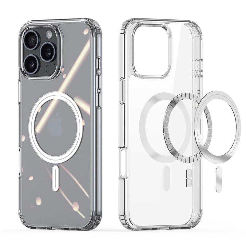 Θήκη TPU & PC Dux Ducis Apple iPhone 16 Pro Max Magnetic MagSafe Clin Διάφανο