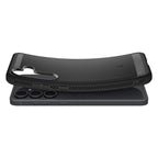 Θήκη Soft TPU Spigen Samsung Galaxy S25 FE 5G Rugged Armor Μαύρο