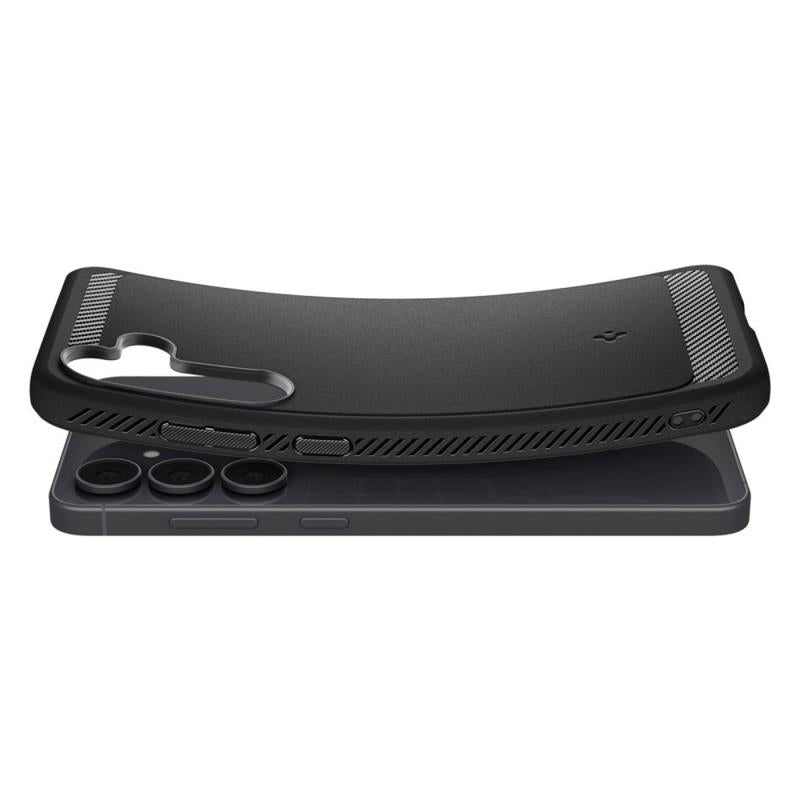 Θήκη Soft TPU Spigen Samsung Galaxy S25 FE 5G Rugged Armor Μαύρο