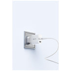 Φορτιστής Ταξιδίου Devia RLC-342 με Διπλή Έξοδο 2xUSB A 12W & Καλώδιο USB A σε USB C 1m Lite2 Λευκό