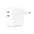 Φορτιστής Ταξιδίου με Διπλή Έξοδο USB C Apple MW2K3 35W Λευκό