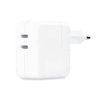 Φορτιστής Ταξιδίου με Διπλή Έξοδο USB C Apple MW2K3 35W Λευκό