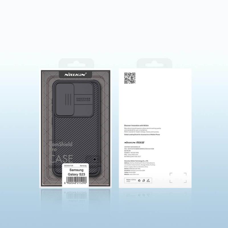 Θήκη Soft TPU & PC Nillkin Samsung Galaxy S23 Plus 5G Camshield Pro Μαύρο