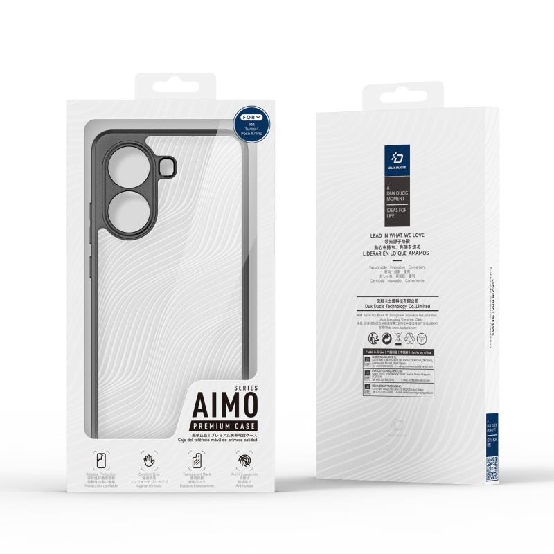 Θήκη TPU & PC Dux Ducis Aimo Xiaomi Redmi Turbo 4 5G/ Poco X7 Pro 5G Μαύρο