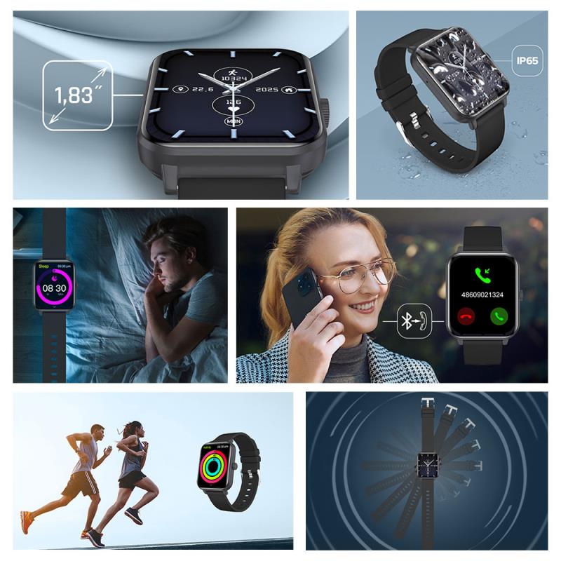Smartwatch myPhone Classic 2 1.85" Ασημί
