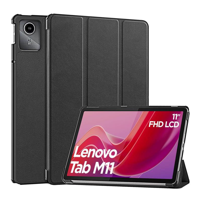 Θήκη Flip Smart inos Lenovo Tab M11 11.0" TB-330 Wi-Fi/ 4G Μαύρο