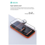 Tempered Glass Full Face Flex Devia Apple iPhone 17 Pro Max με Βοηθητικό Εργαλείο GRS Μαύρο (1 τεμ.)