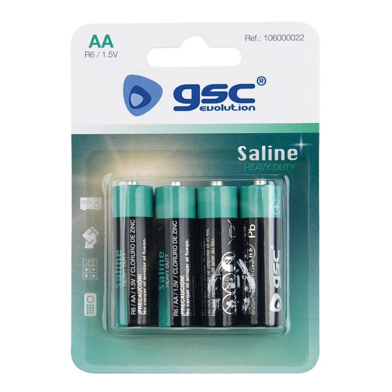 Μπαταρία GSC Saline Heavy Duty AA R6 (4 τεμ.)