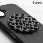 Θήκη Silicon & PC inos Apple iPhone 17 Pro Max με Suction Cup Μαύρο