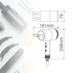 Σεσουάρ Μαλλιών Väline Hixon Ionic 1800W με Διαχύτη Γκρι
