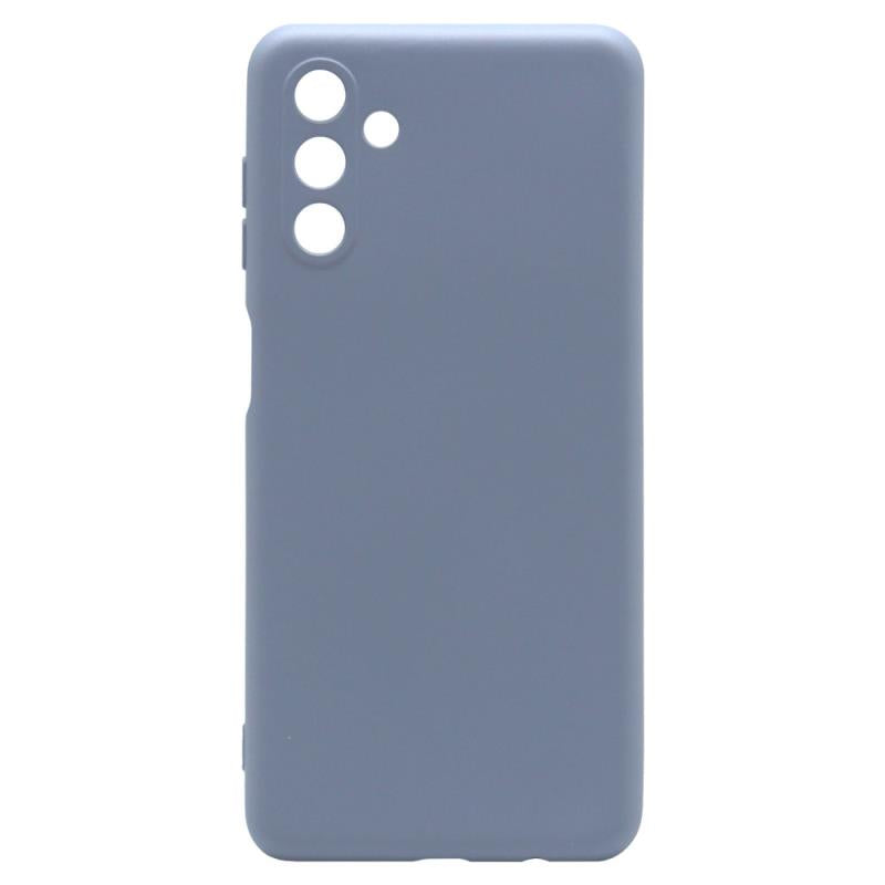 Θήκη Liquid Silicon inos Samsung A047 Galaxy A04s/ A136 Galaxy A13 5G L-Cover Γκρι-Μπλε