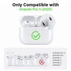 Θήκη Σιλικόνης AhaStyle WG184 Apple AirPods Pro 3 Premium με Γάντζο Σκούρο Μπλε