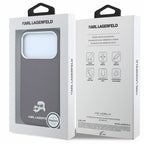 Θήκη PU Karl Lagerfeld Magsafe Apple iPhone 18 Pro/ 17 Pro Grained Leather Karl & Choupette Heads Μπορντώ