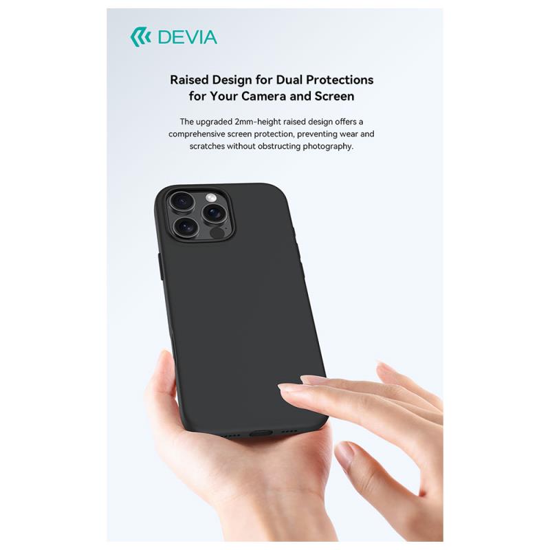Θήκη Silicon Devia Apple iPhone 16 Pro Max Magnetic Nature Μαύρο