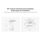 Επιτραπέζιος Ανεμιστήρας Xiaomi Rechargeable Mini Fan BHR6089GL Λευκό