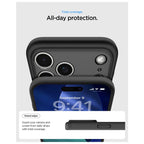 Θήκη TPU & PC Spigen Ultra Hybrid Mag Magsafe Apple iPhone 17 Pro Max Frost Μαύρο