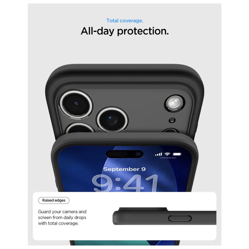 Θήκη TPU & PC Spigen Apple iPhone 17 Pro Max MagSafe Ultra Hybrid Frost Μαύρο