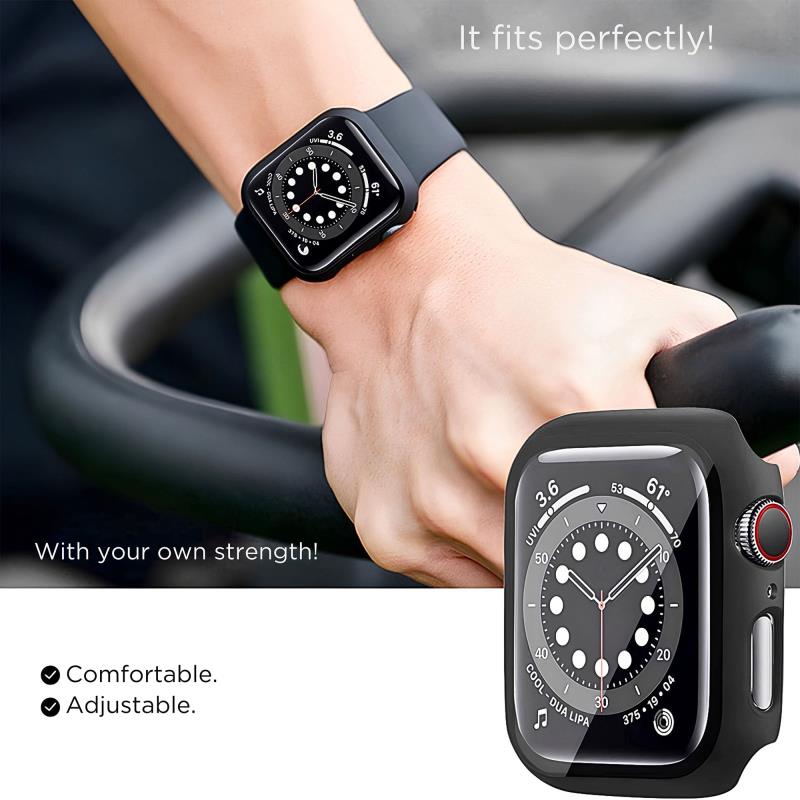 Λουράκι Σιλικόνης για Apple Watch 42/ 44/ 45/ 46/ 49mm Μαύρο (Ασυσκεύαστο)