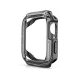 Θήκη TPU & PC Devia Sport Apple Watch 7/ 8/ 9 45mm Shock Proof Φιμέ Μαύρο