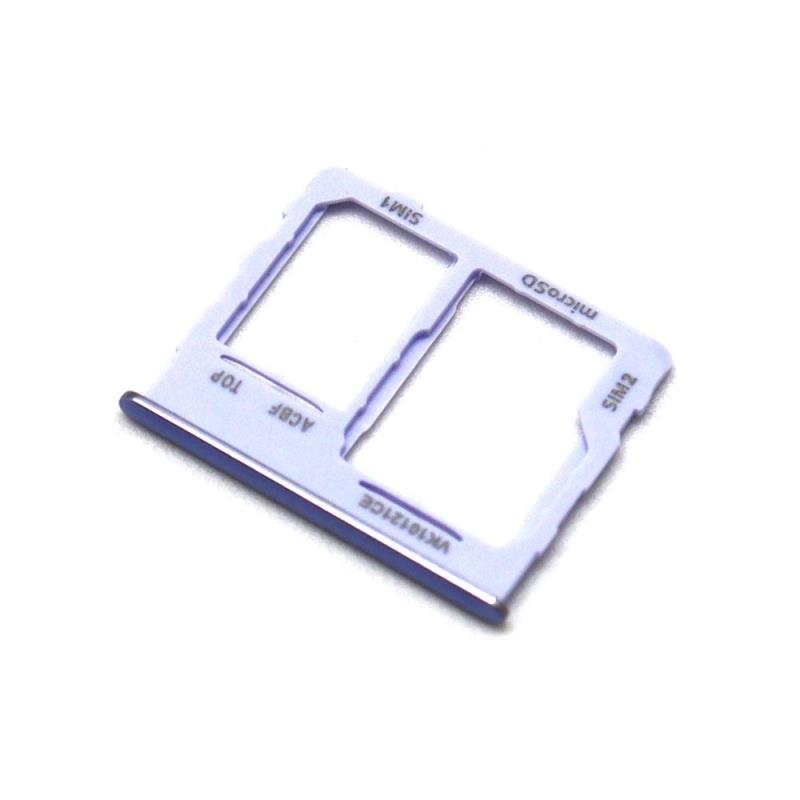 Βάση Κάρτας Sim & SD Samsung A326B Galaxy A32 5G Μωβ (Original)
