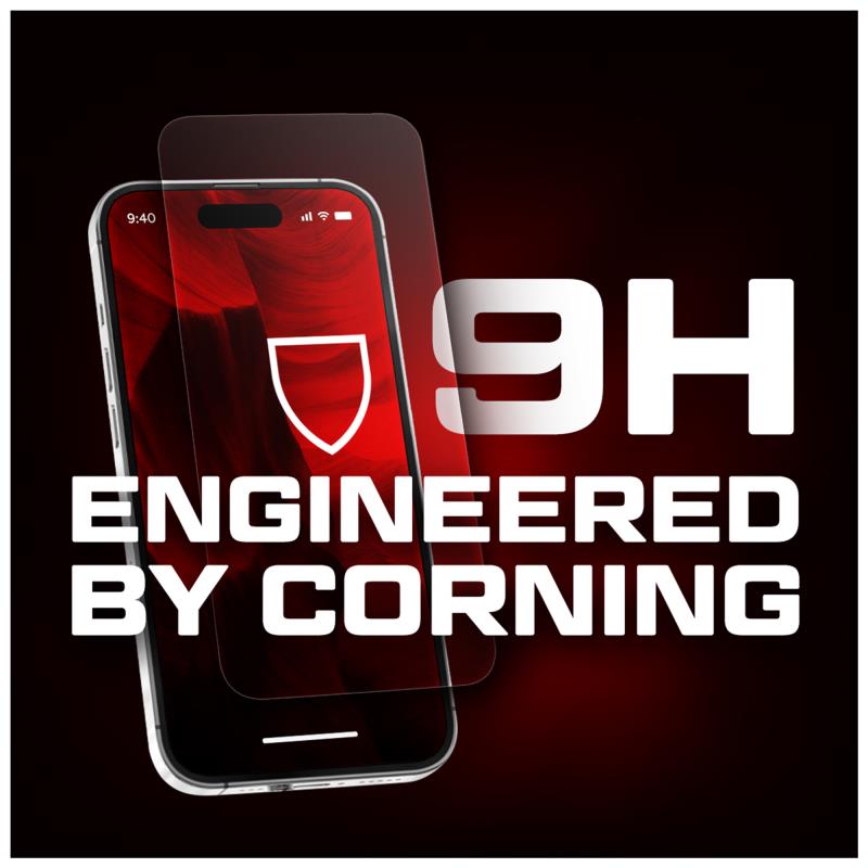 Tempered Glass Hammer Glass Apple iPhone 15 Pro Corning (1 τεμ.)