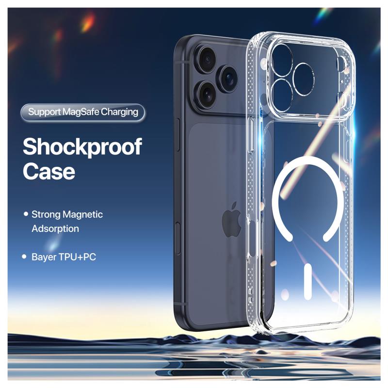 Θήκη TPU & PC Dux Ducis Apple iPhone 17 Pro Max Magnetic MagSafe (Open Ring Version) Clin Διάφανο