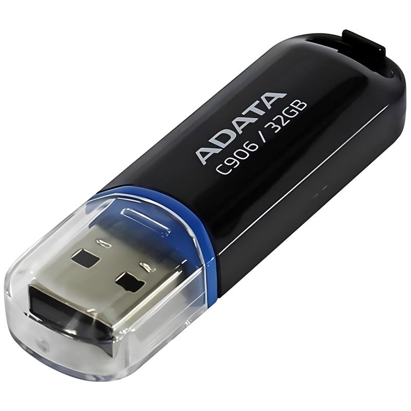 USB 2.0 Flash Disk Adata C906 USB A 32GB Μαύρο