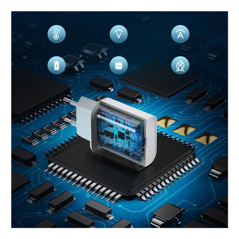 Φορτιστής Ταξιδίου Ταχείας Φόρτισης Choetech Q5004-V5 με Έξοδο USB C PD 20W Λευκό