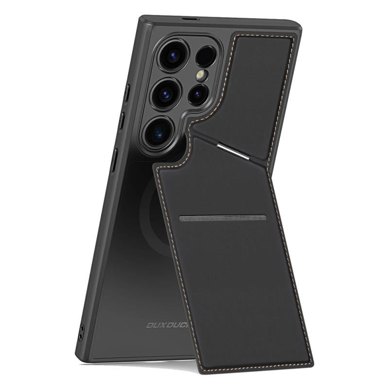 Θήκη Δερμάτινη Dux Ducis Samsung Galaxy S24 Ultra 5G 3 σε 1 Magnetic με Stand Rafi II Μαύρο