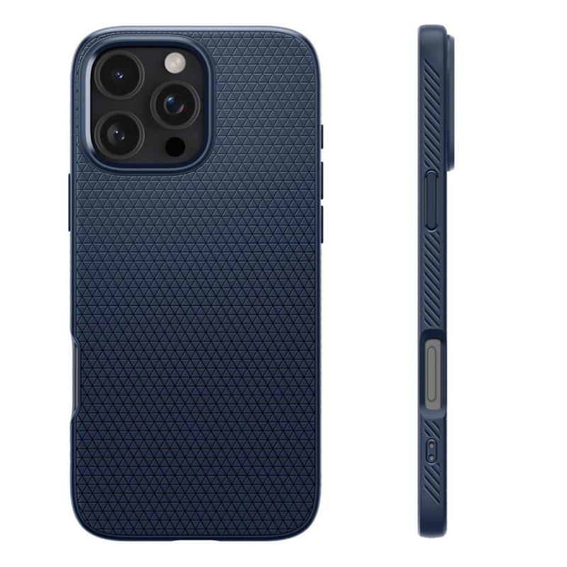 Θήκη Soft TPU Spigen Liquid Air Apple iPhone 16 Pro Σκούρο Μπλε