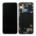 Display with Touch Screen & Front Frame Samsung A405F Galaxy A40 Black (Original)