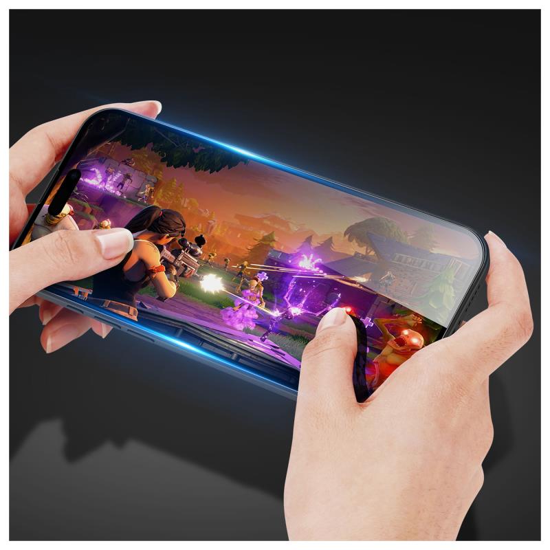 Tempered Glass Full Face Dux Ducis Apple iPhone 17 Μαύρο (1 τεμ.)